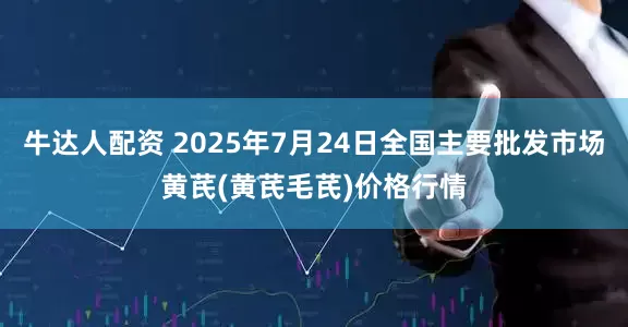 牛达人配资 2025年7月24日全国主要批发市场黄芪(黄芪毛芪)价格行情